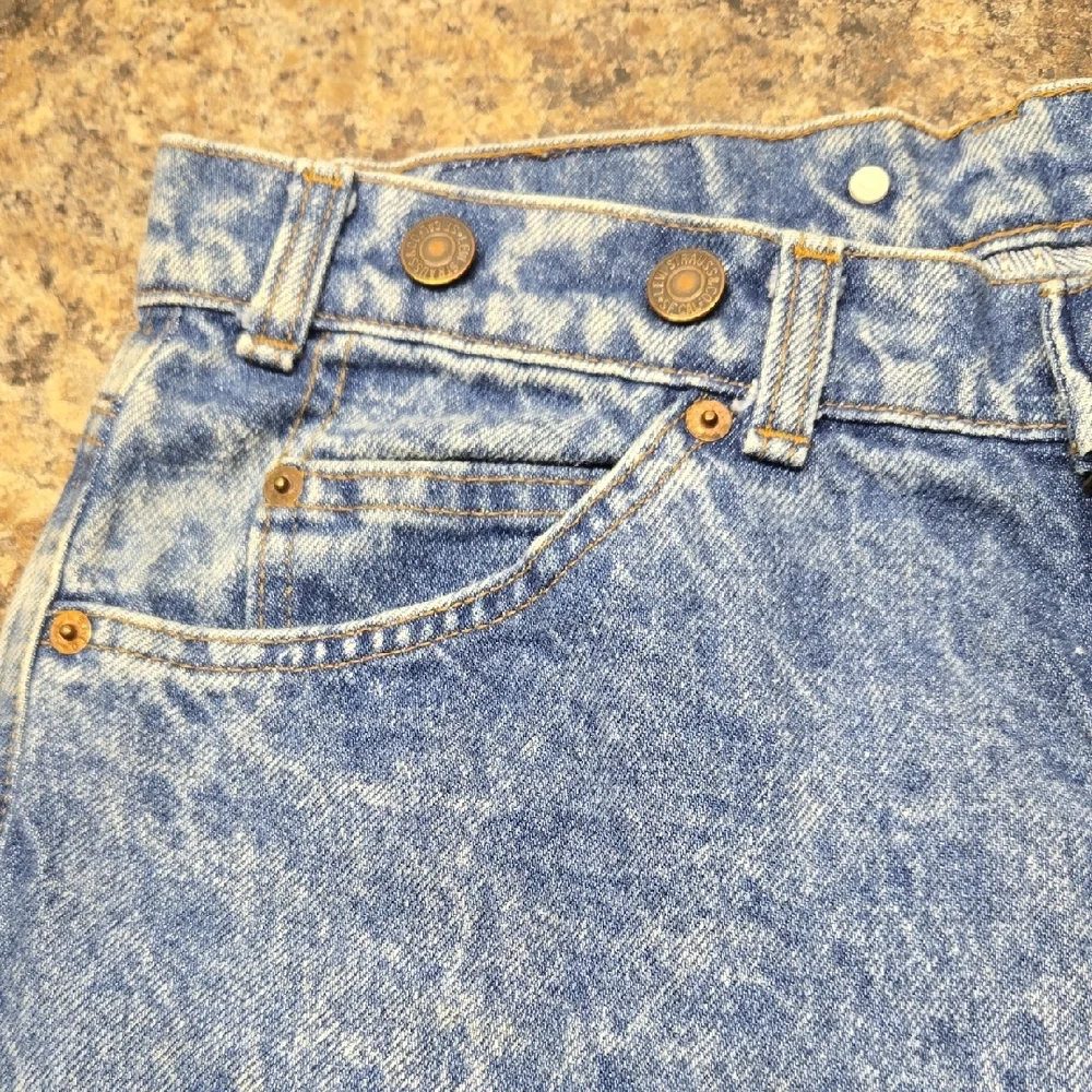 🏠 Vintage Levi's Orange Tab Acid Wash Denim Jeans Size 34X32. (40552 0209)